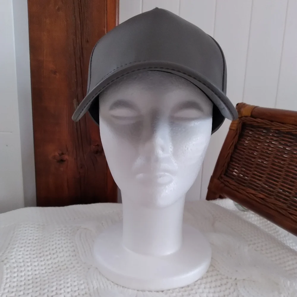 Pleather Cap - Picture 2 of 6